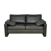 Conseta 2 seater leather sofa by Friedrich Wilhelm Möller for COR, 1964