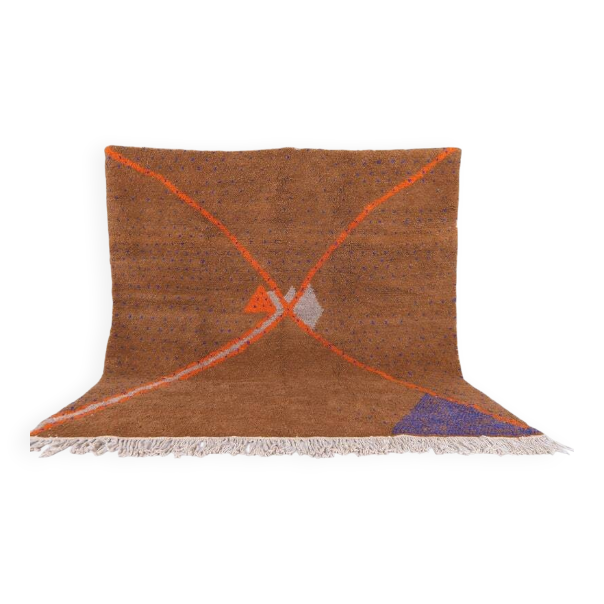 Brown Moroccan rug 150/250cm