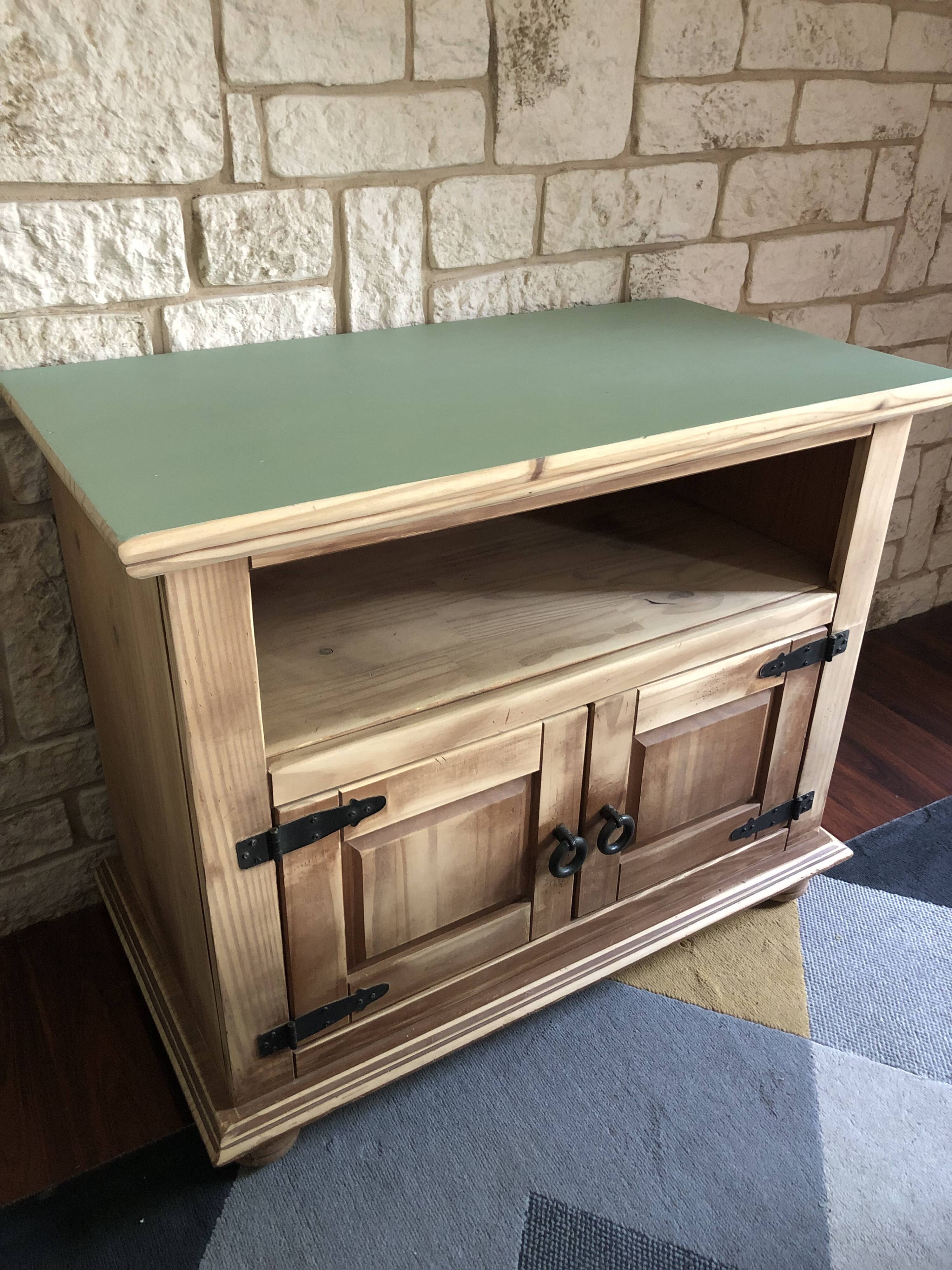 Custom renovated television furniture