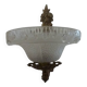 Bronze / glass wall lights