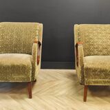 Two mid century armchairs