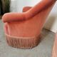 Paire de fauteuils crapaud vintage