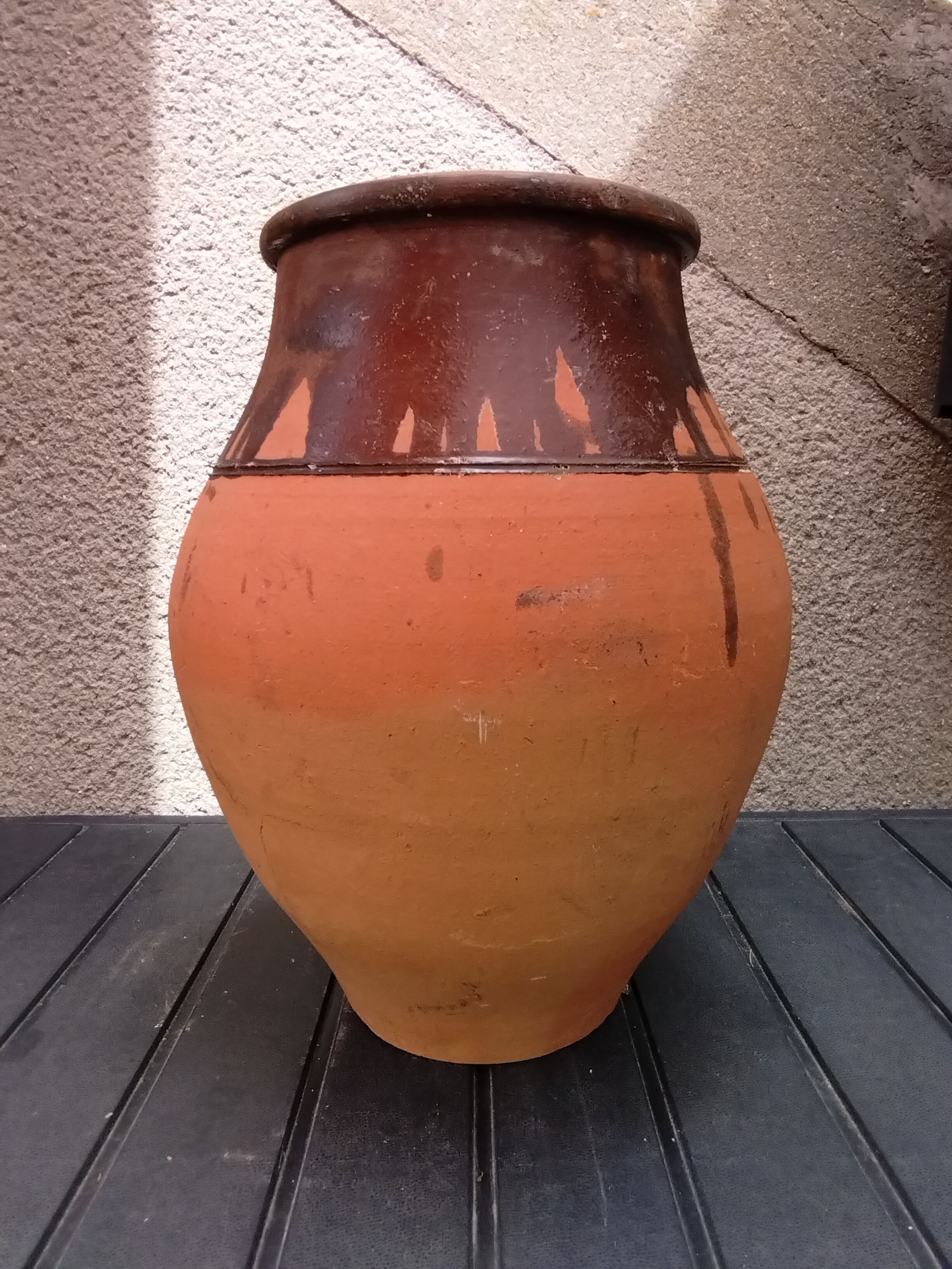 Vintage terracotta jar