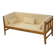 Oak canapé with ecru loops by Guillerme and Chambron for Votre Maison 1960s