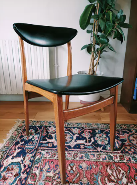Set of 2 Scandinavian chairs 50s/60s