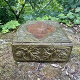 Large brass box from the Art Nouveau period.