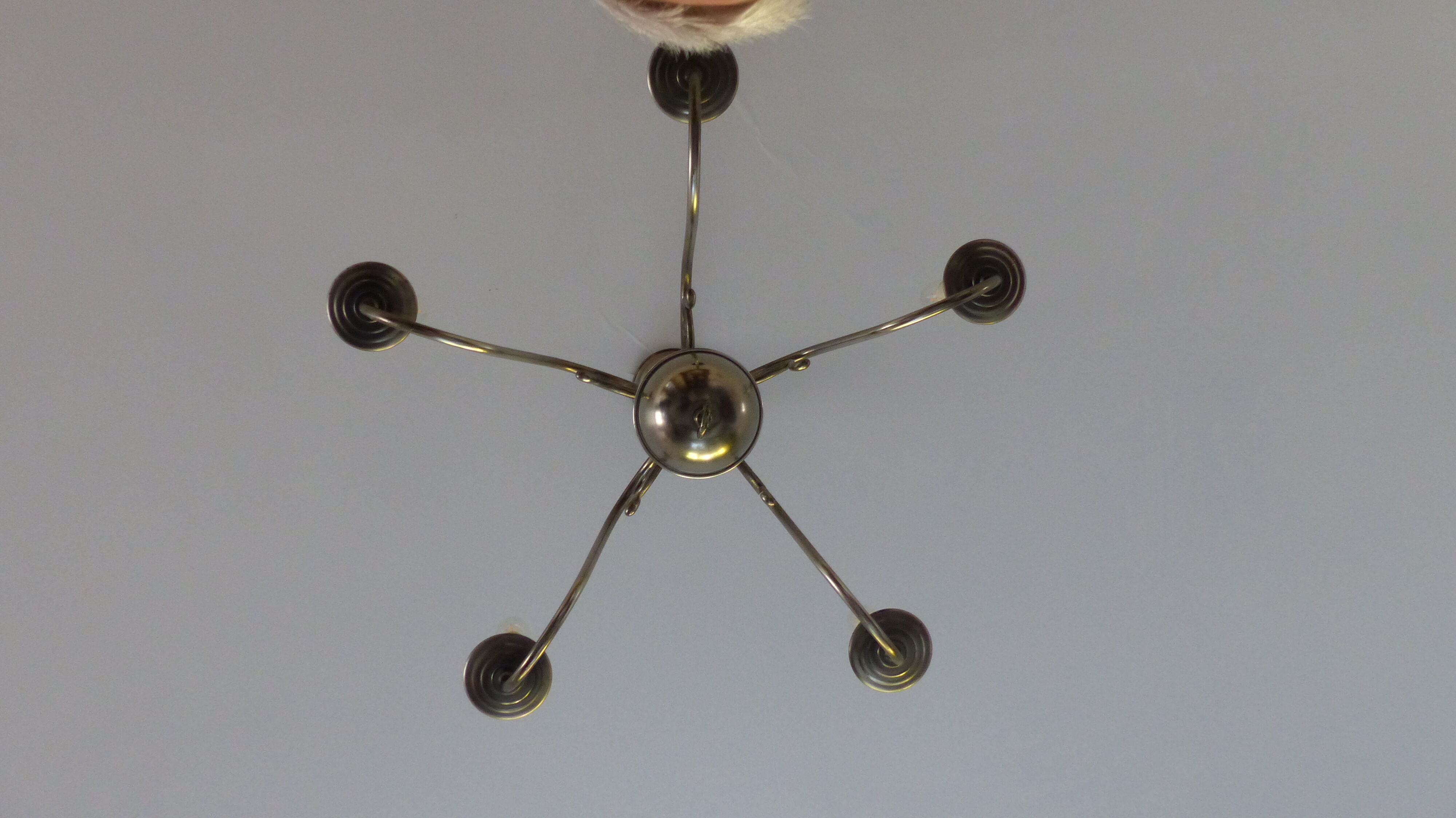 Tin chandelier