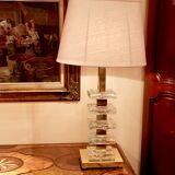Paire de lampes Arlequin en verre Murano, XXe siècle