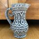 Pitcher Jean Austruy ceramic Vallauris gray black white