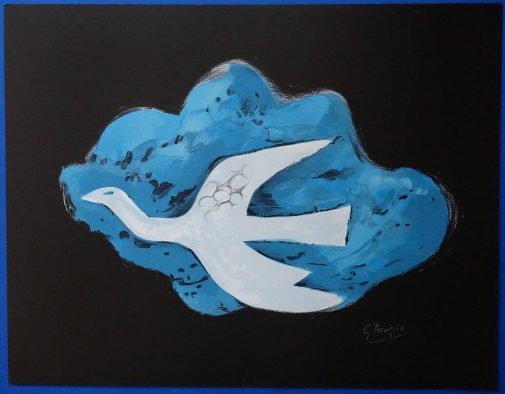 Georges BRAQUE: Freedom, flight, signed lithograph