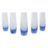 Ensemble de verres, design italien, années 1980, production : Italie