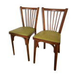 Pair of Baumann bistro chairs 1950