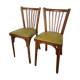 Pair of Baumann bistro chairs 1950