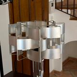 Lamp with lampshade by Max Sauze, 1970