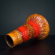 Vintage lava ceramic vase by Kil Liboje, Yugoslavia, 1960s.