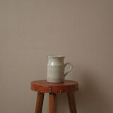 Pichet en grès vintage vase à anse décoration campagne scandinave fabrication artisanale céramique