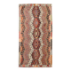 6x12 Multicolor Orientel Kilim Rug, Handmade Wool Kilim Rug, 185x350Cm