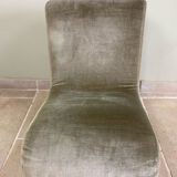 Vintage velvet children's armchair