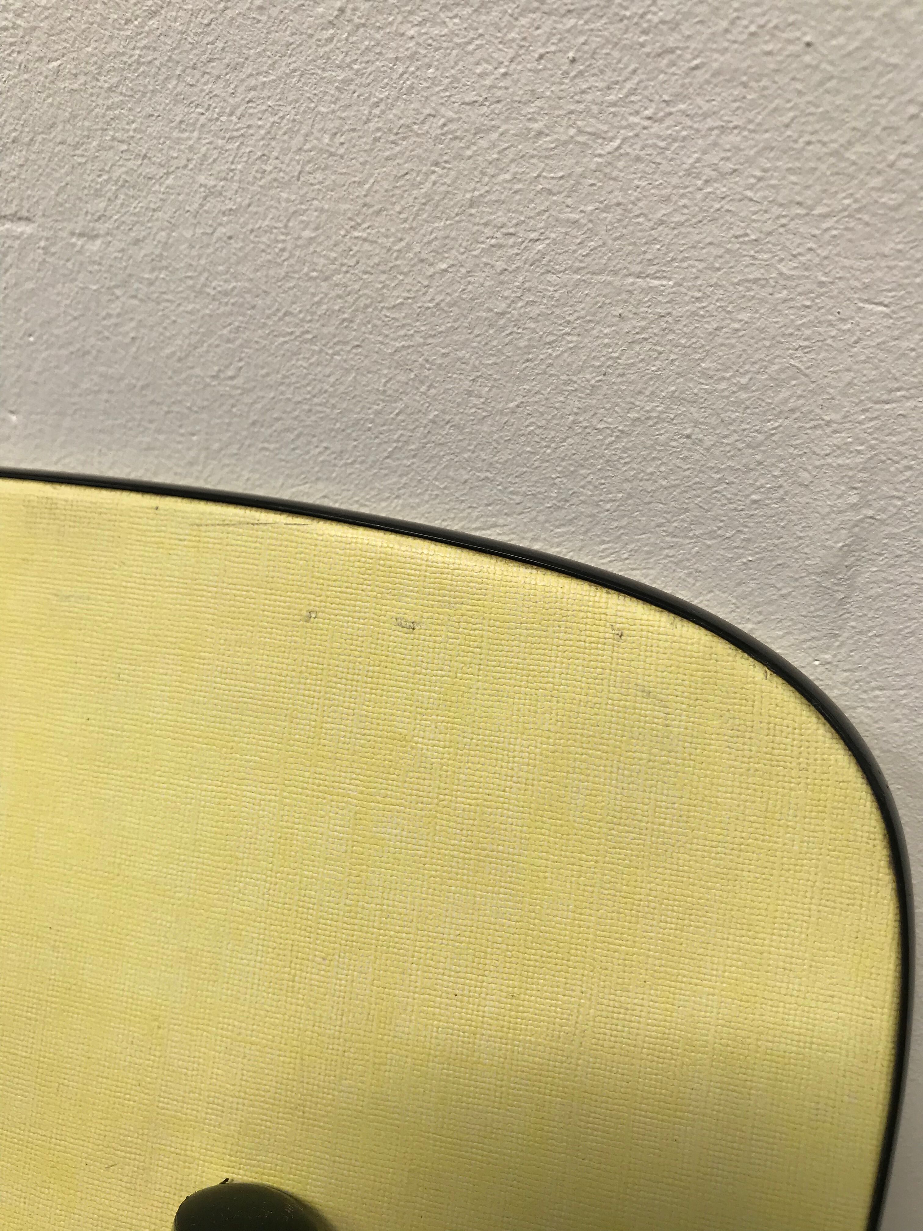 Pair of Formica textile chairs