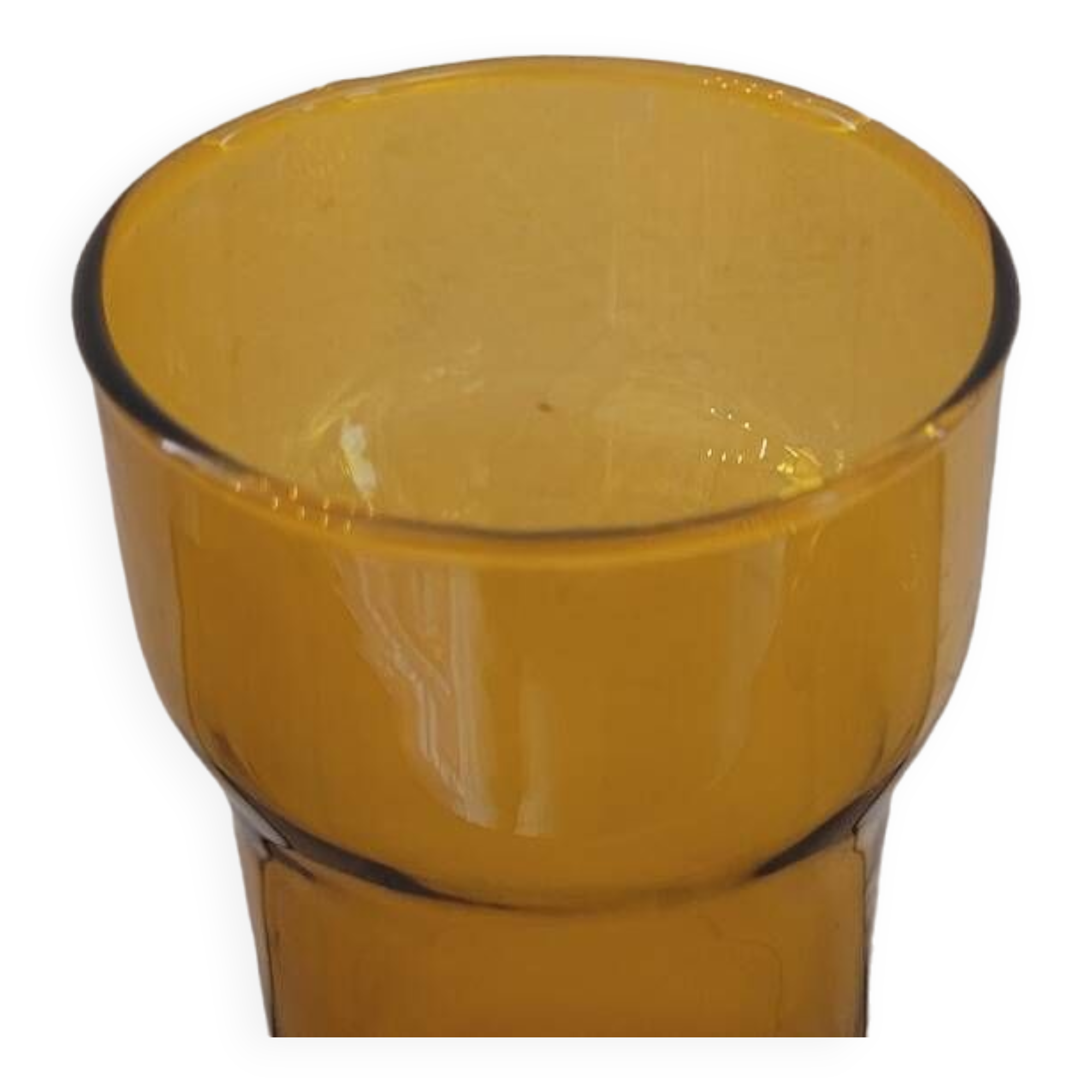 Amber glass vase, 1970s