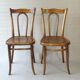 2 Thonet chairs n°206 circa 1910 Art nouveau seats