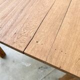 Large contemporary solid oak farmhouse table