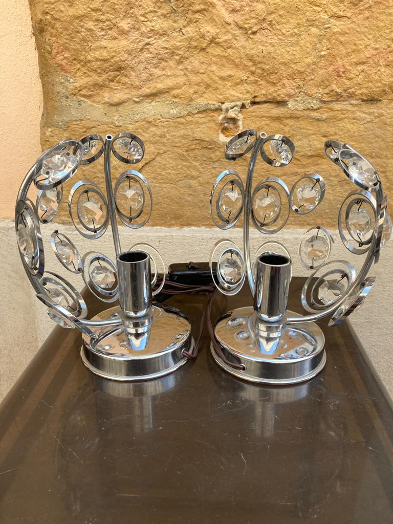 Pair of bedside lamps