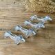 Set of 4 plastic dog knife holders