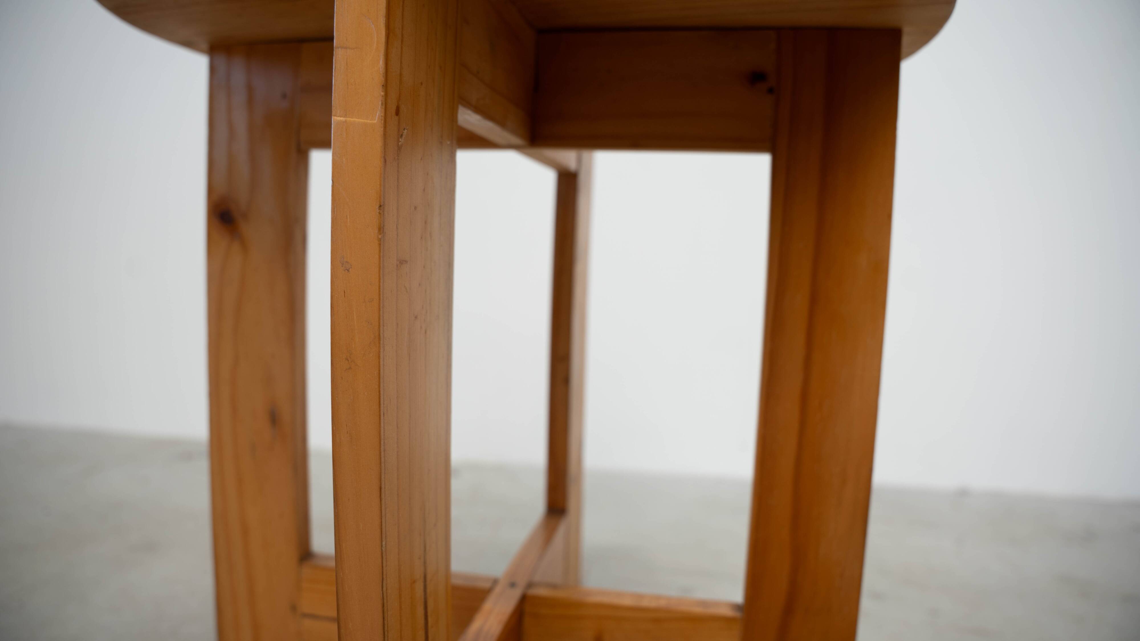 French pine side table