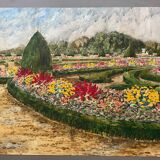 Tableau parc du chateau de Versailles Henri Martin