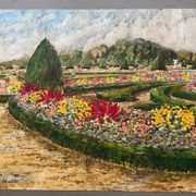Tableau parc du chateau de Versailles Henri Martin