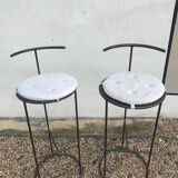 Pair of metal stools