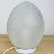 Domec egg lamp, speckled glass from Vianne, 70s