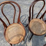 Set of 7 Thonet bistro chairs