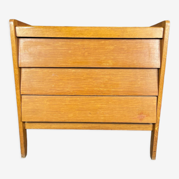 Commode 3 tiroirs années 1950