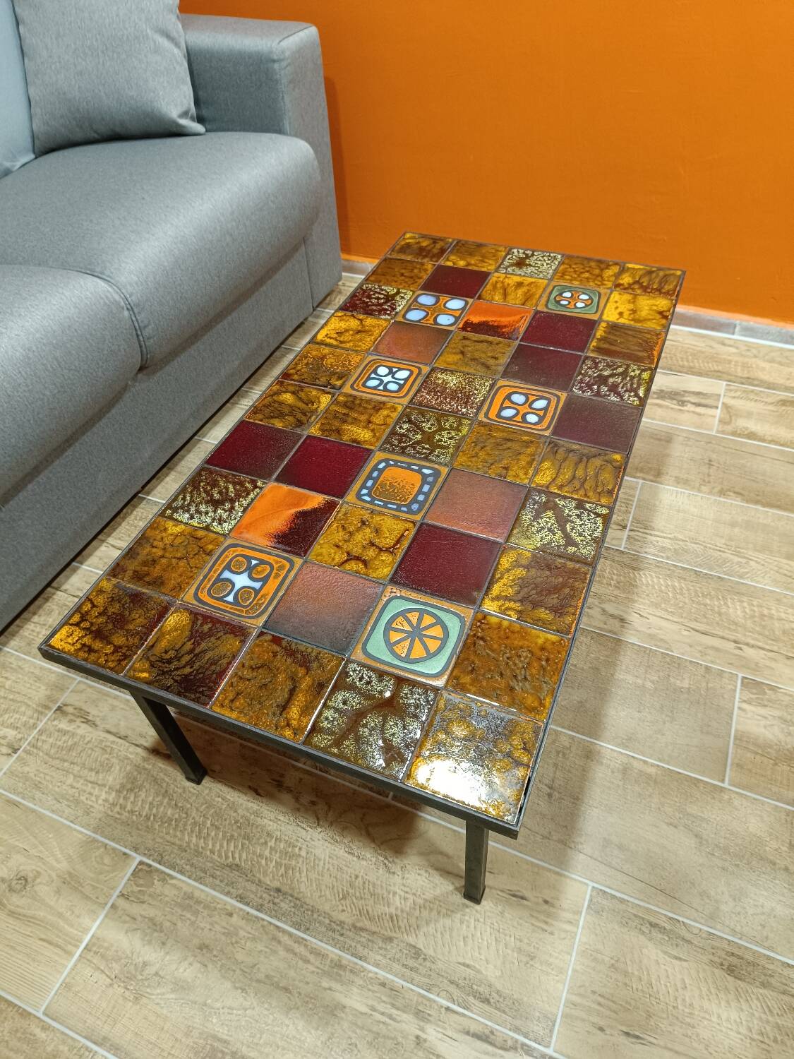 50s ceramic coffee table