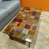 50s ceramic coffee table