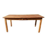 Country farmhouse table in pine