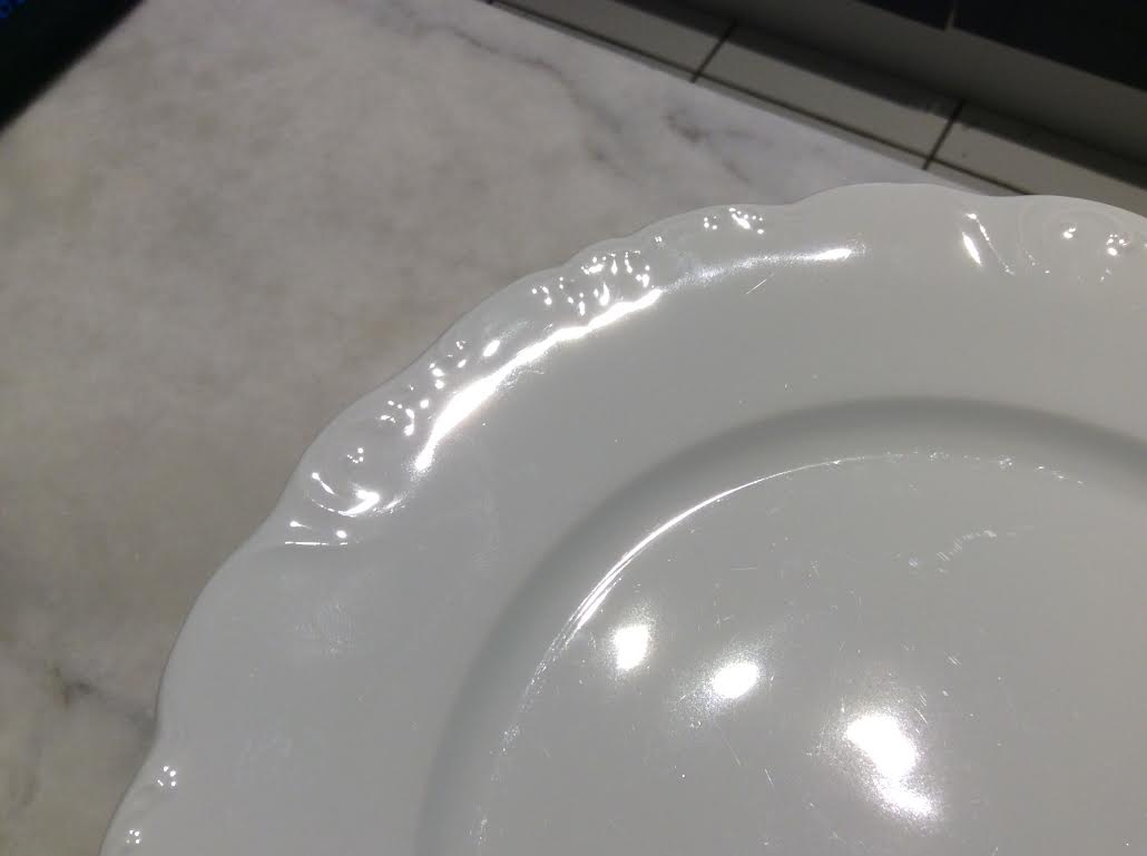 5 plates flat decoration wild ivy