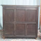 Louis XIII oak display case