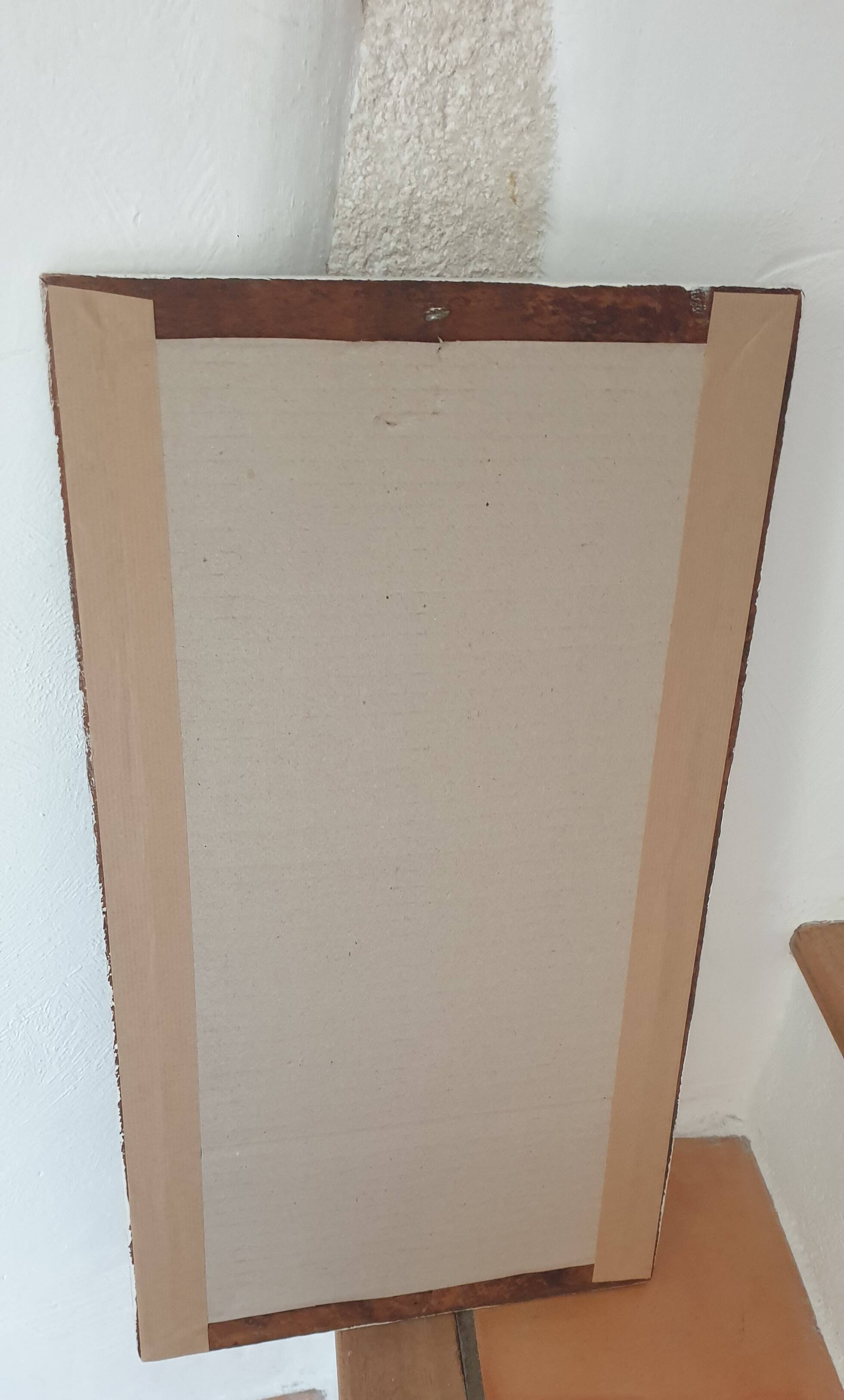 Wooden frame + drawing