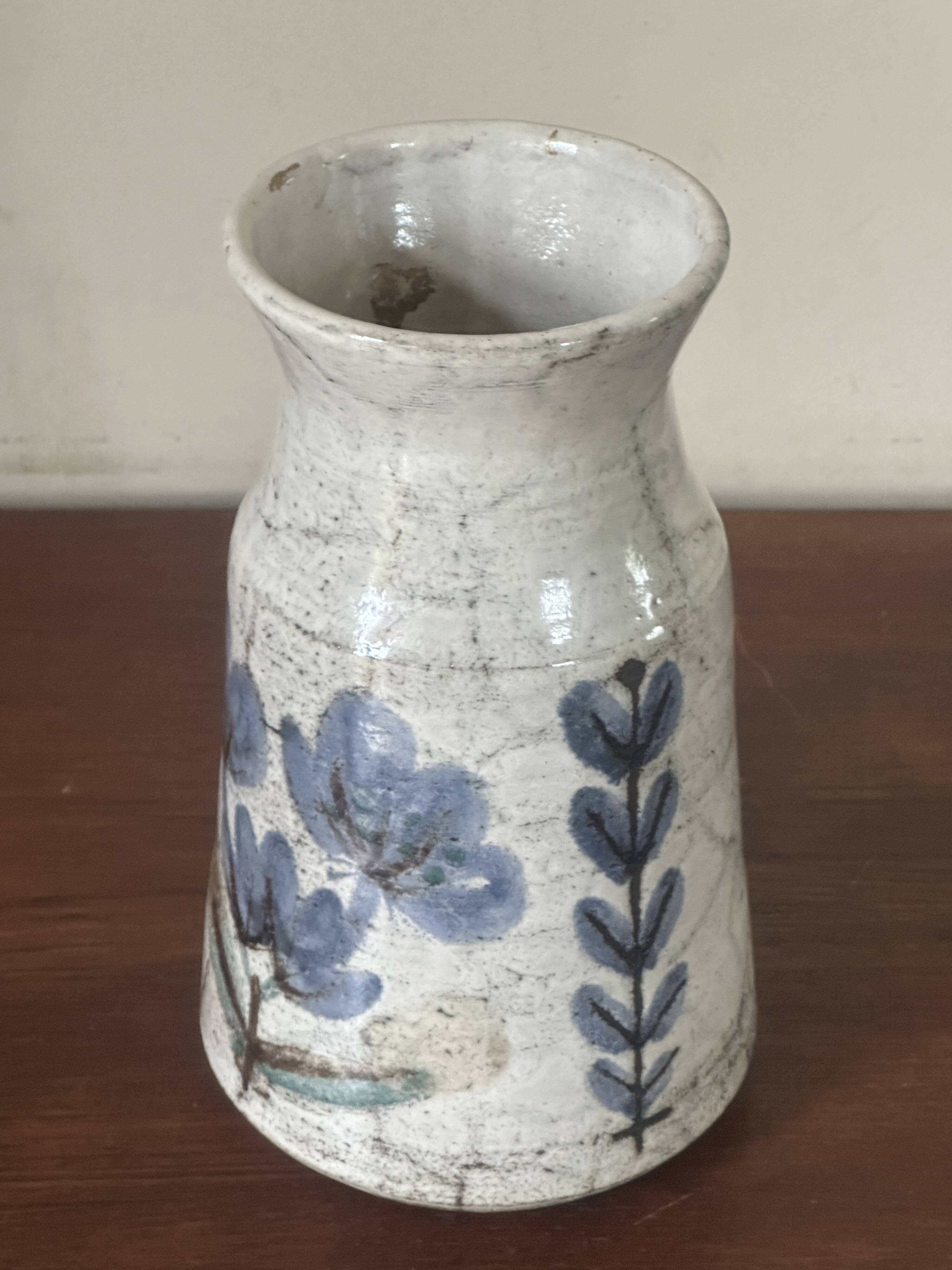 Vase céramique Gustave Raynaud vintage années 60