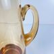 Amber blown glass jug/pitcher
