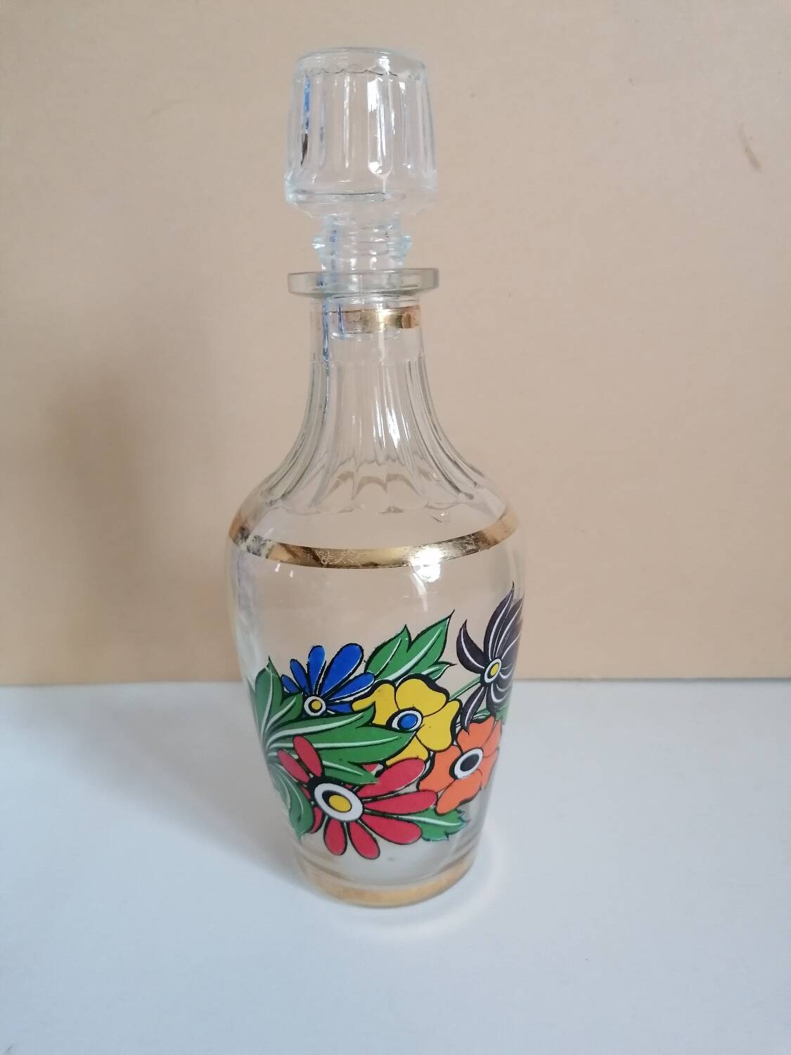 Vintage liquor bottle flask