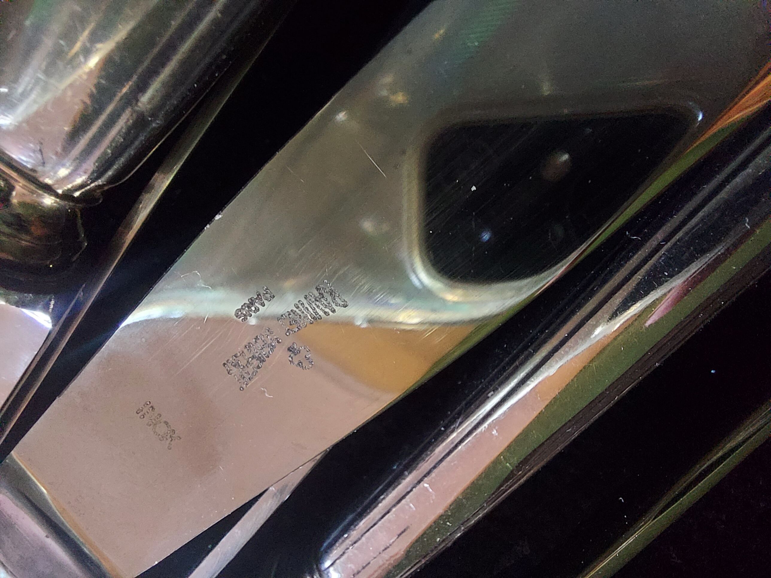 Box 24 silver metal knives, Ravinet Denfert