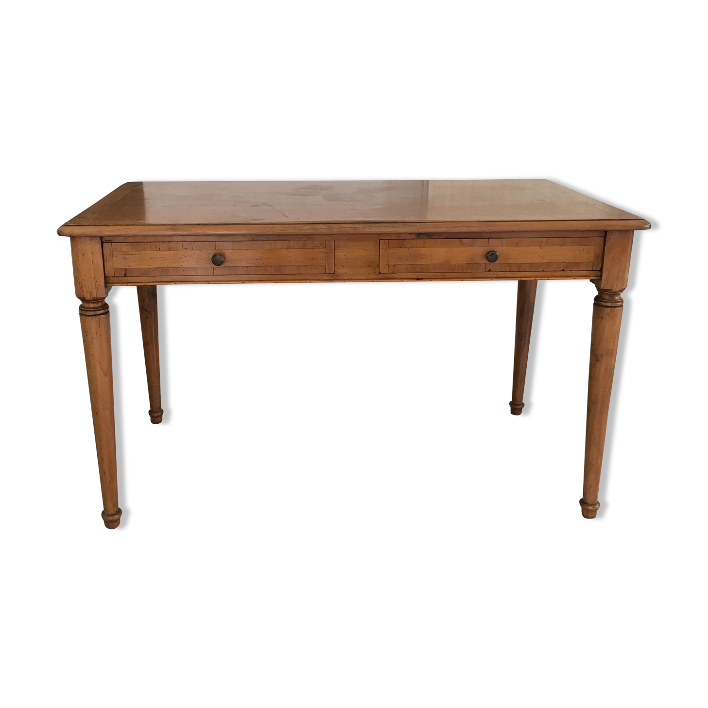 Wooden desk 2 drawers