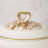 Porcelain tea service by Théodore Haviland, gilded patterns.
