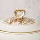 Porcelain tea service by Théodore Haviland, gilded patterns.