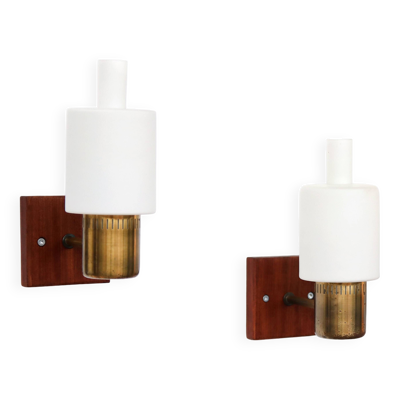 Ensemble de deux appliques Jo Hammerborg Nordlys, design danois 1962