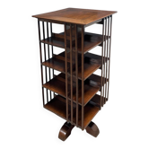 Antique revolving bookcase